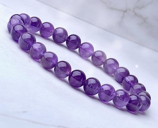 Amethyst ásvány karkötő