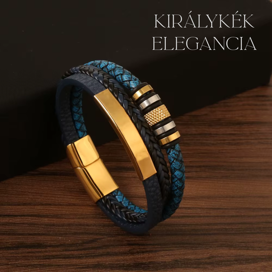 "Királykék Elegancia" Karkötő