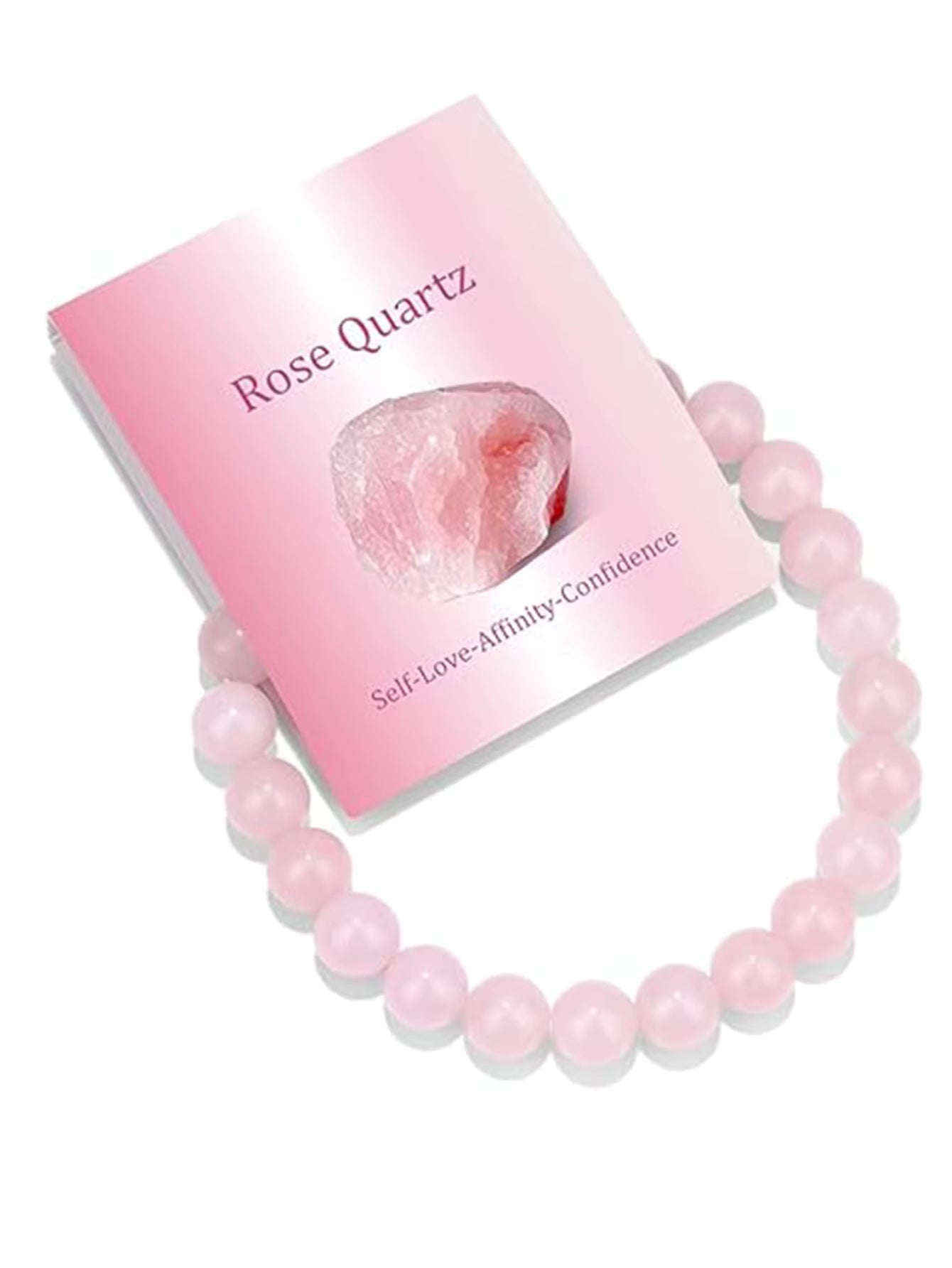 Rózsa kvarc karkötő